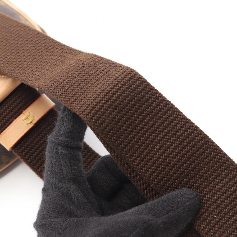 LOUIS VUITTON Authentic Brown Monogram Leather Pochette Fanny Pack - Picture 10 of 10